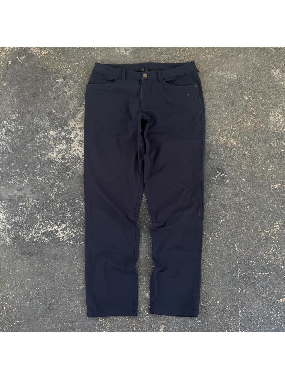 Navy blue ABC Lululemon pants